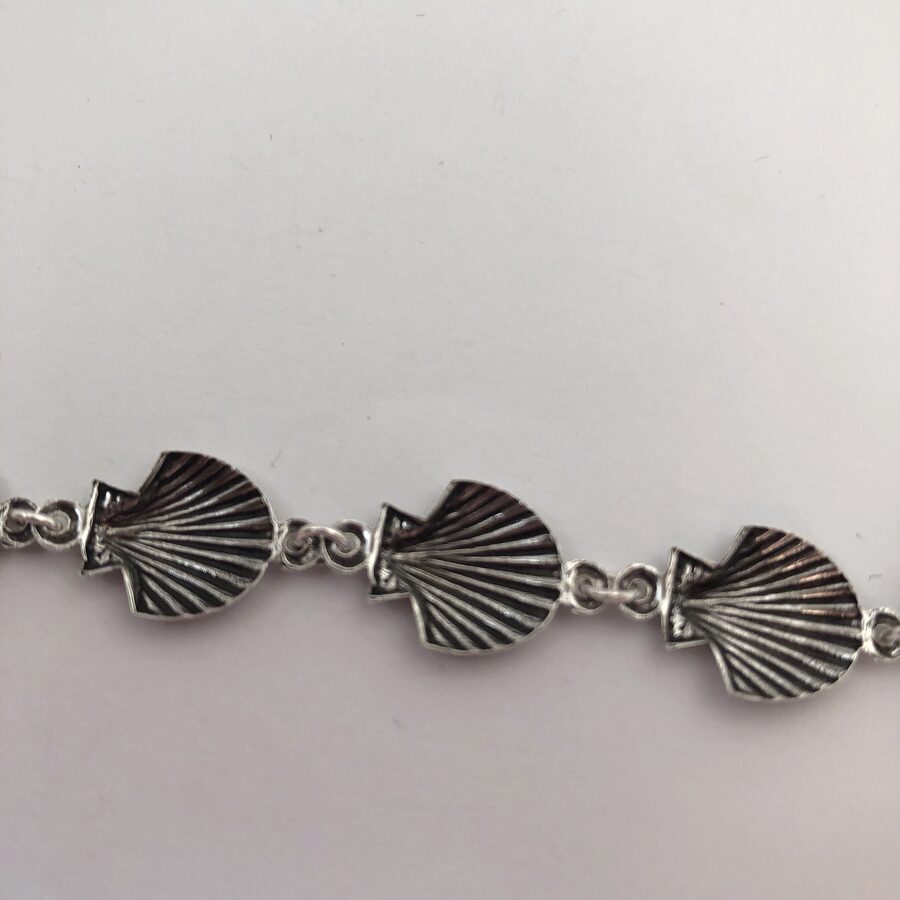 Silver Shell Bracelet Conchas