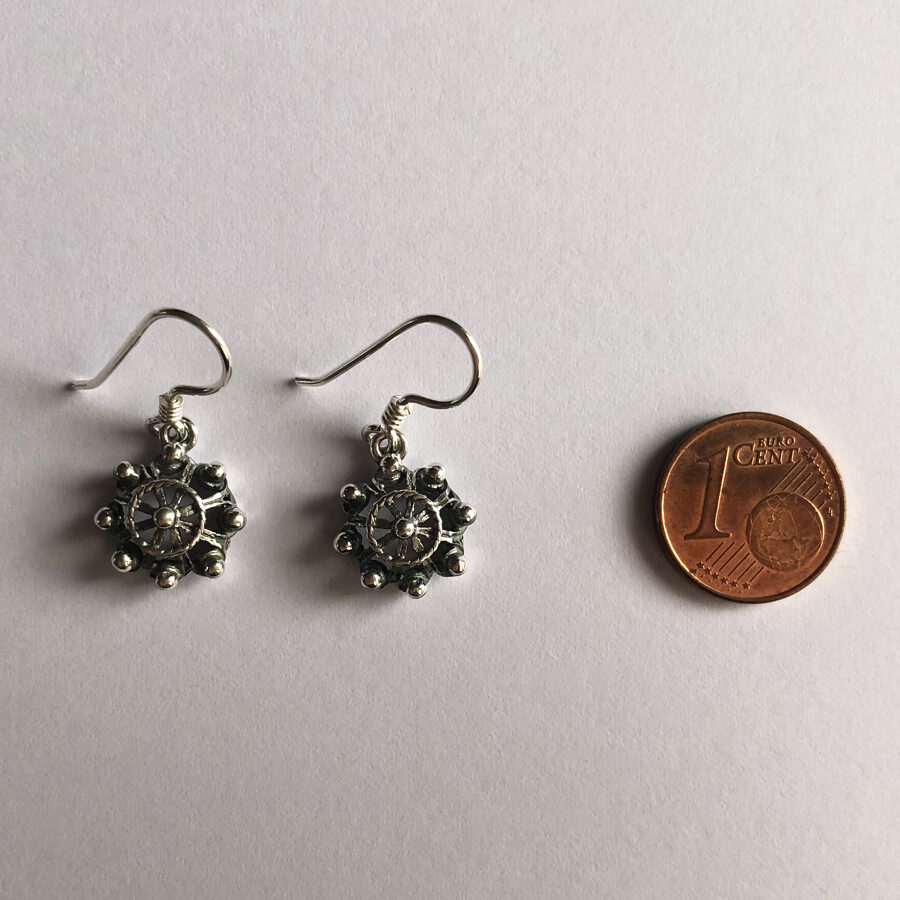 Silver Earrings Charro Dangle Small 