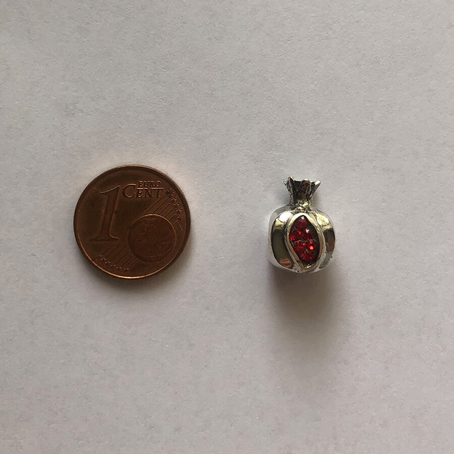 Silver Pomegranate Bead - Charm Granada