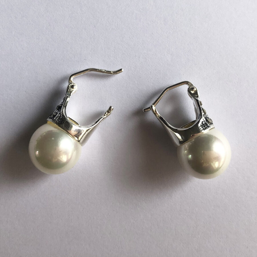 Pearl Earrings Lady D Perla