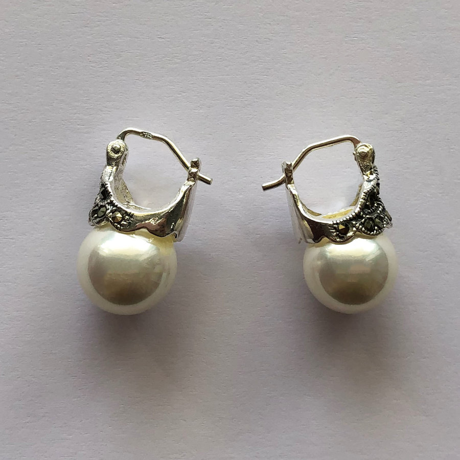 Pearl Earrings Lady D Grande