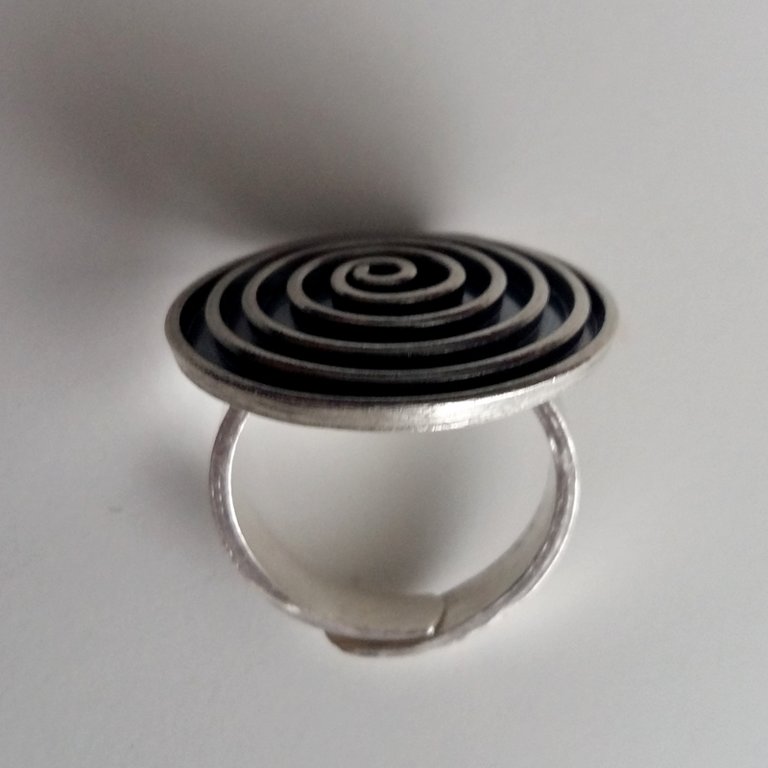 Silver Ring Espiral