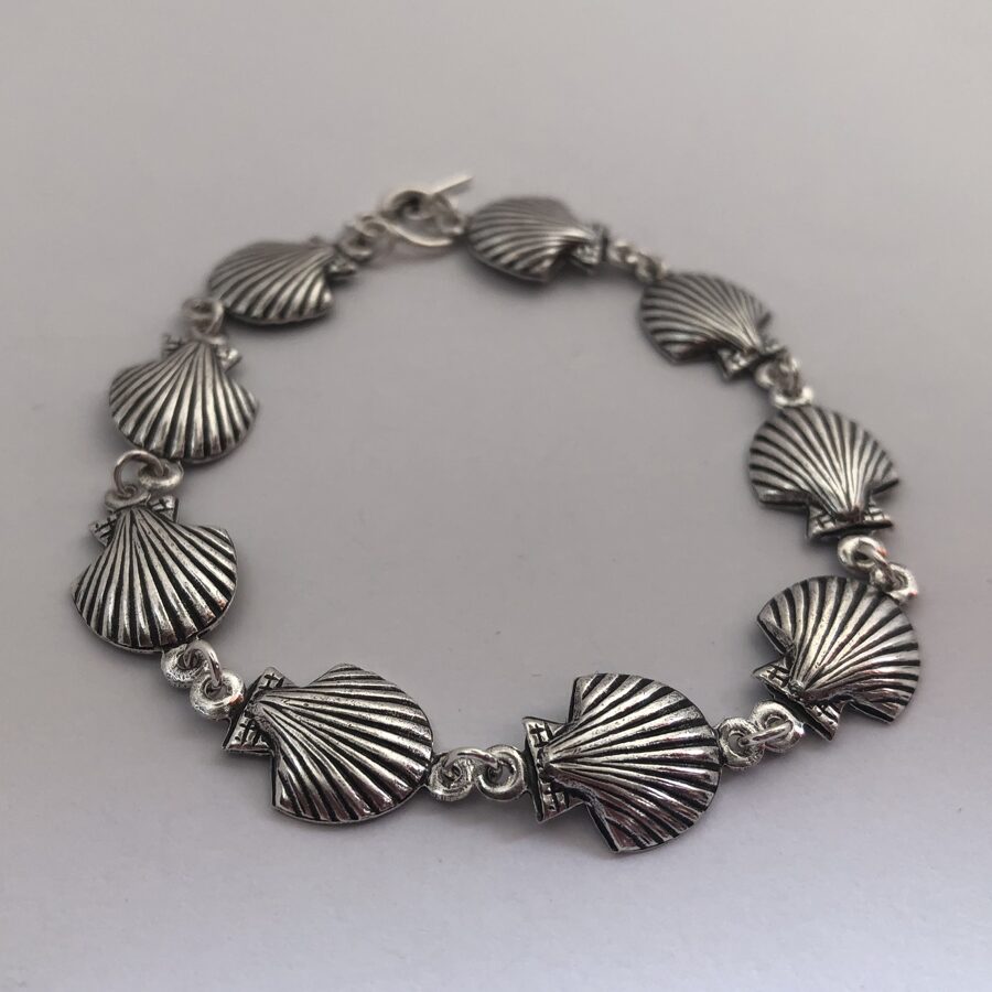 Silver Shell Bracelet Conchas