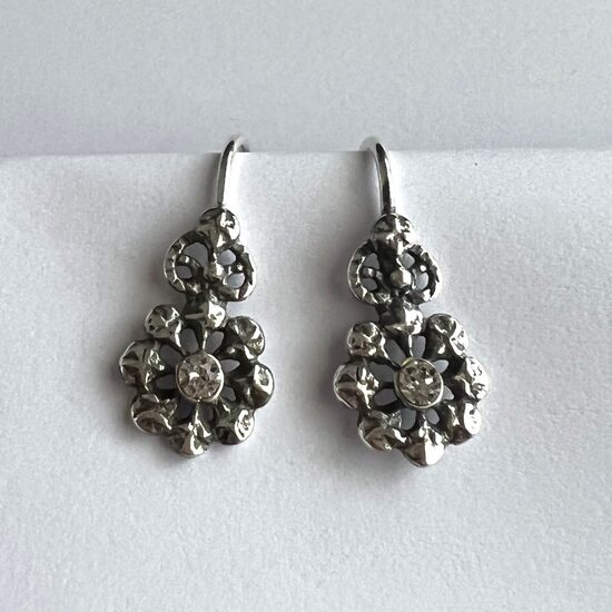 Silver Earrings Coqueta 