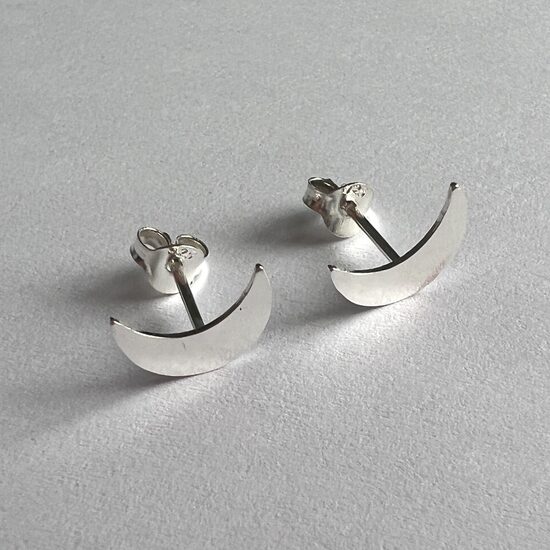 Sudraba auskari Media Luna