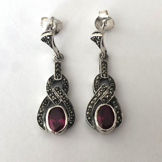 Marcasite Earrings Maria 