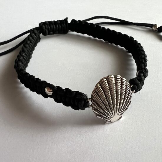 Silver Shell Bracelet Santiago 