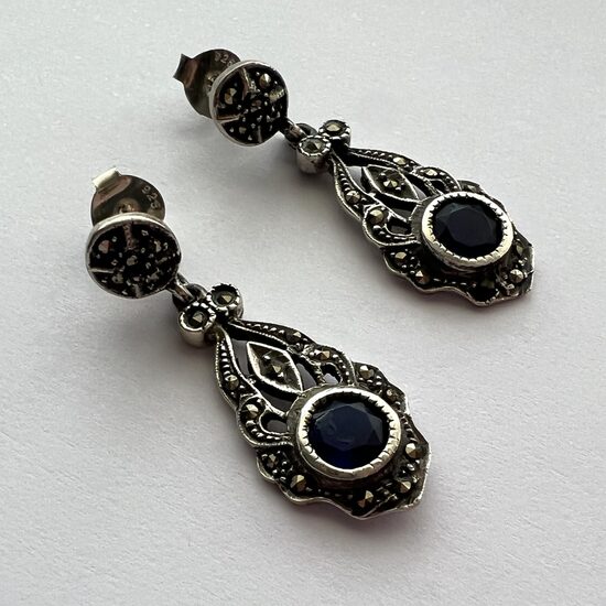 Marcasite Earrings Azulea