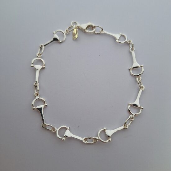 Silver Stirrup Bracelet Estribillos