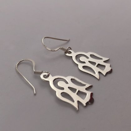 Silver Angel Earrings