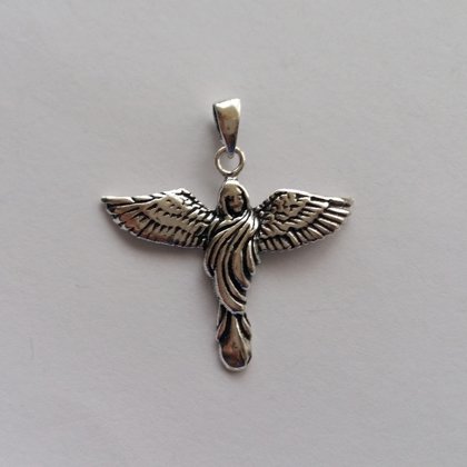 Sudraba eņģeļa kulons Angel Virgen