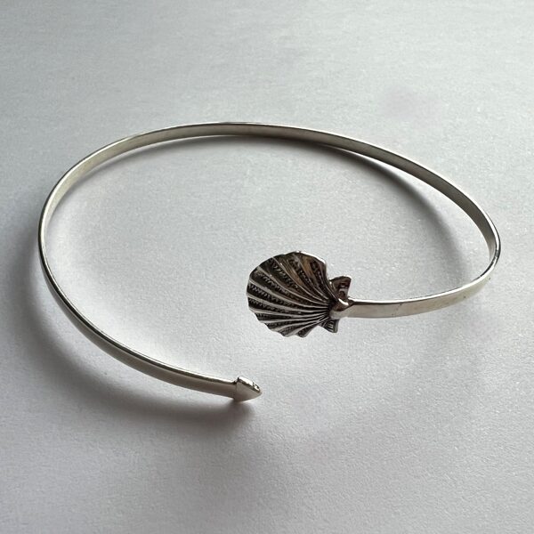 Silver Shell Bracelet Concha del Camino