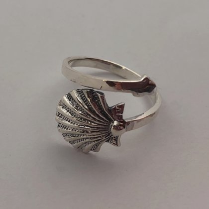 Silver Shell Ring Concha