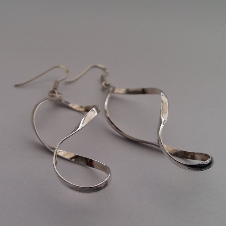 Silver Earrings Infinito