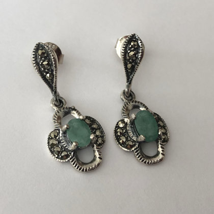 Emerald Earrings Leila