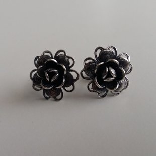 Filigrāna auskari Flor de Belleza