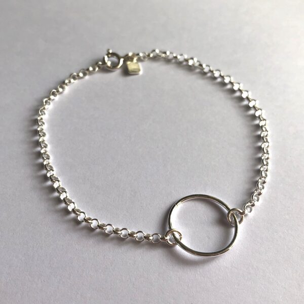 Silver Chain Bracelet Karma 