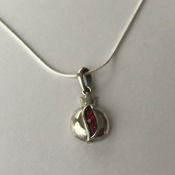 Silver Pomegranate Pendant Granada II