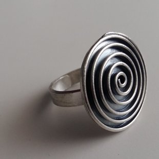 Silver Ring Espiral