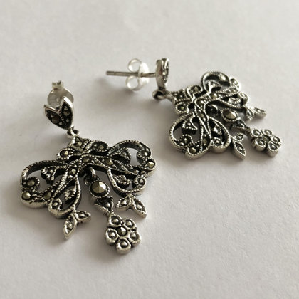 Marcasite Earrings Elvira